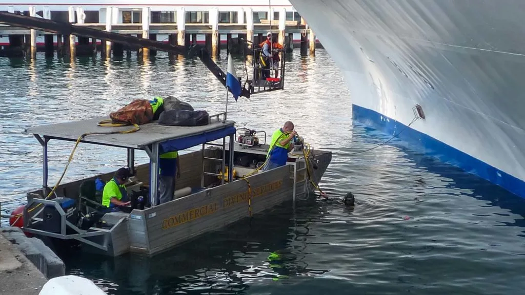 Ship Underwater Hull Inspection