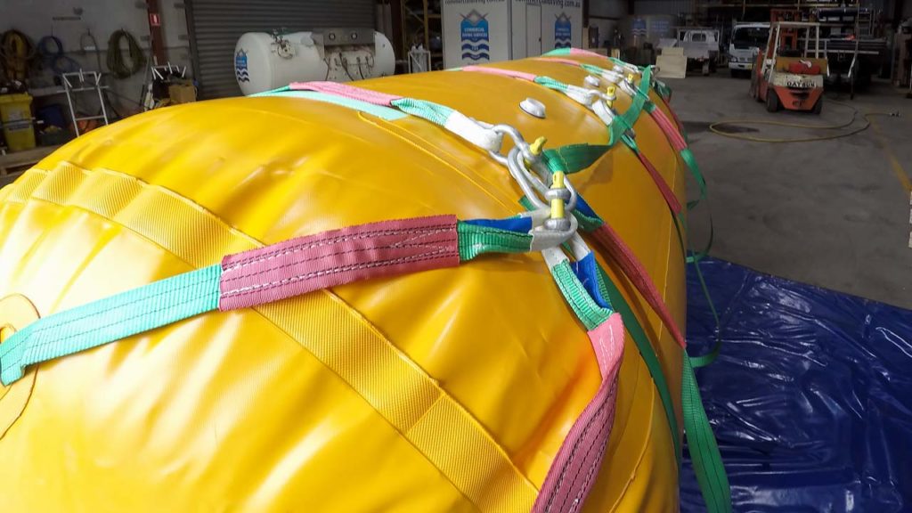 Underwater Air Lift Bag 5ton 5000kg Straps