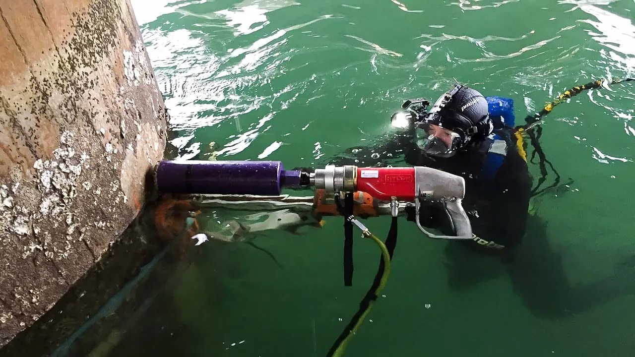 Underwater Core Sampling Drill