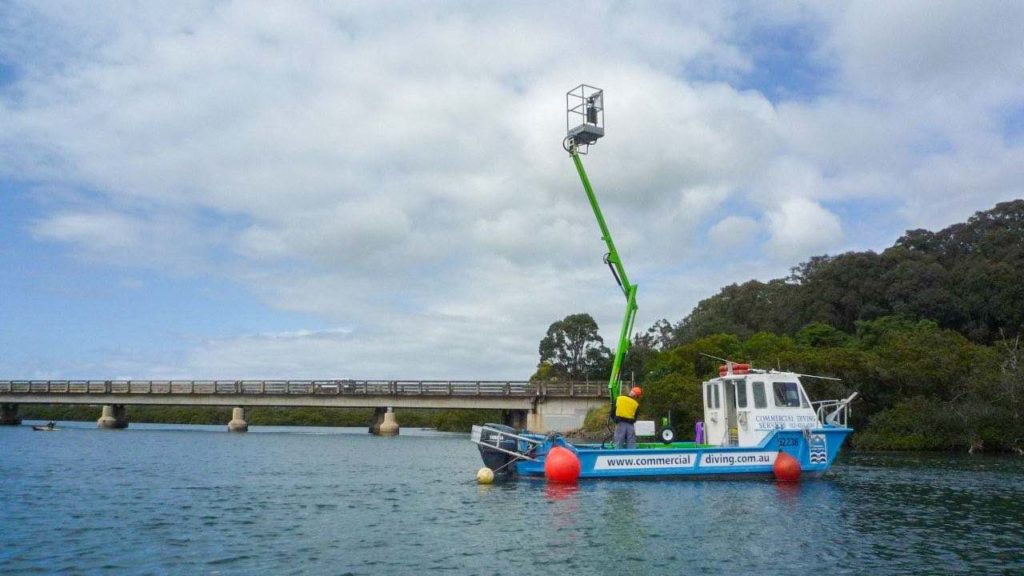 Work Boat Elevated Work Platform